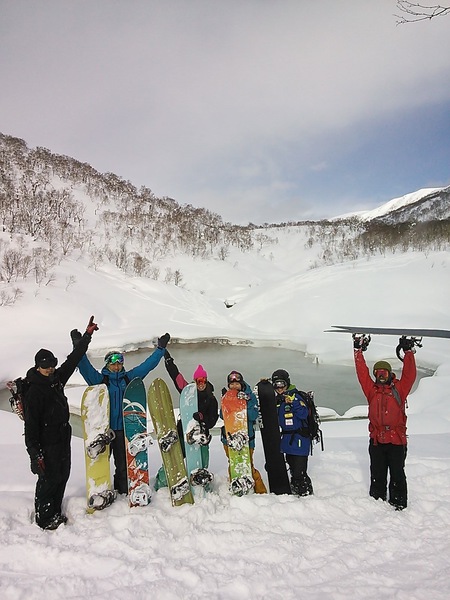 14,02,13 ハイクツアー　powder company guide Hike Tour