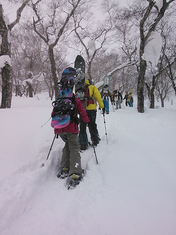 14.03.03 ハイクツアー  hike tour　powder company guide