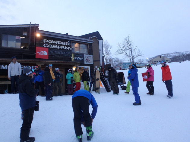 TheNorthFace Present『WEEKEND HIGH LIFE IN NISEKO』初日のナイターセッションが開催されました！