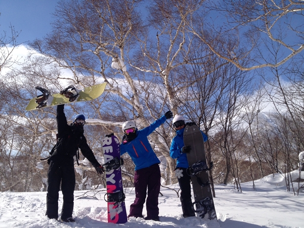 14.02.19 青空クルージング Blue sky cruising POWDER COMPANY GUIDE