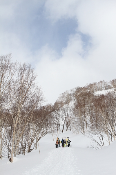 14.03.02 久々のハイクツアー参加 HIKE TOUR　POWDER COMPANY GUIDE