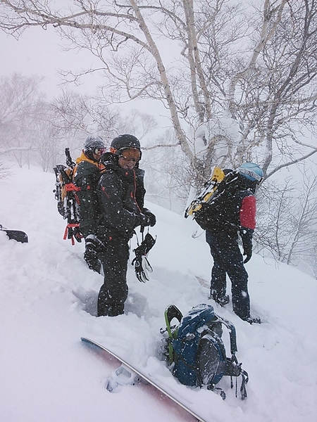 14.03.07 ハイクツアー　hike tour powder company guide