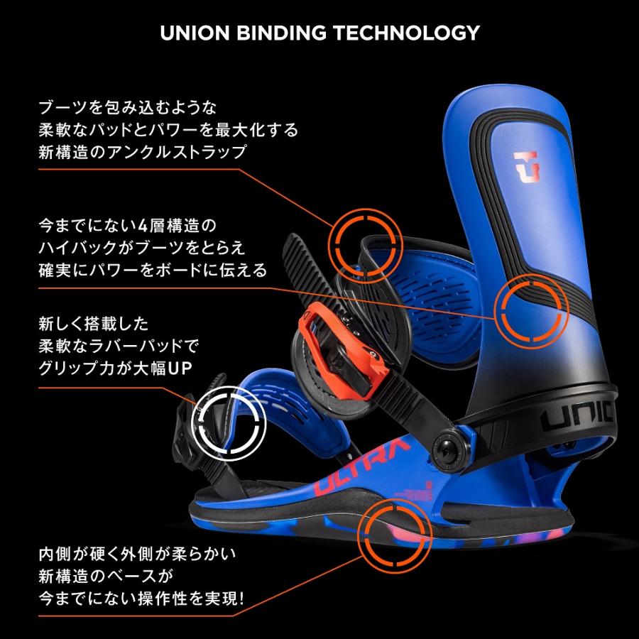 箱…無し★新品未使用★UNION 23-24 ULTRA バインディング　メンズM