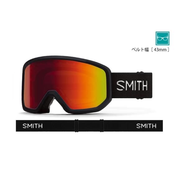 25-26 Transfer - Black【SMITH】Red Sol-X Mirror | POWCOM ONLINE STORE